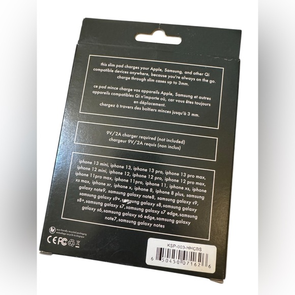 KATE SPADE PHONE CHARGING PAD 15W WIRELESS  MAGSAFE LEOPARD ROUND - NIB - Picture 2 of 2